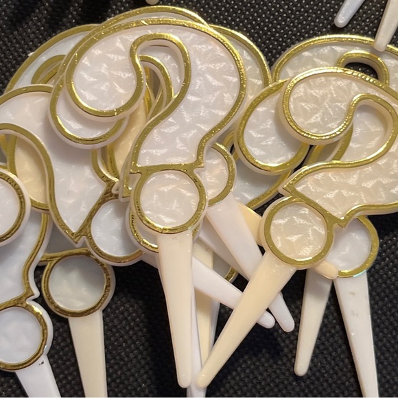 VINTAGE Lot of 79 Bakery Crafts Cake Topper Plastic Numbers Birthday Cupcakes. - Picture 8 of 17